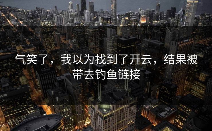 气笑了,我以为找到了开云,结果被带去钓鱼链接 气笑了,我以为找到了开云,结果被带去钓鱼链接